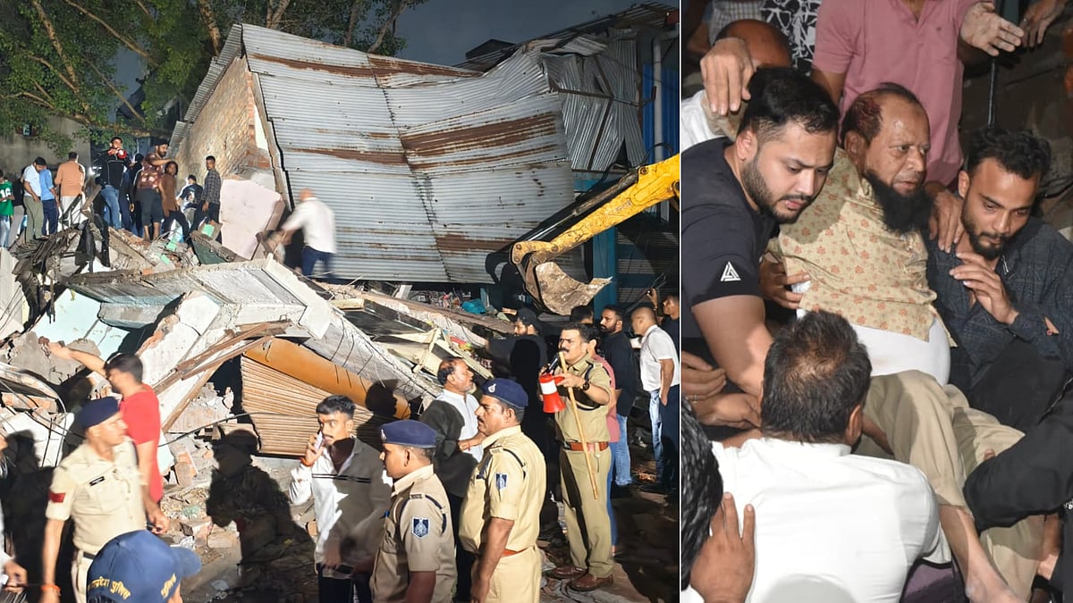 Indore Tragic! Two Dead, 12 Hurt As Dilapidated Building Caves In