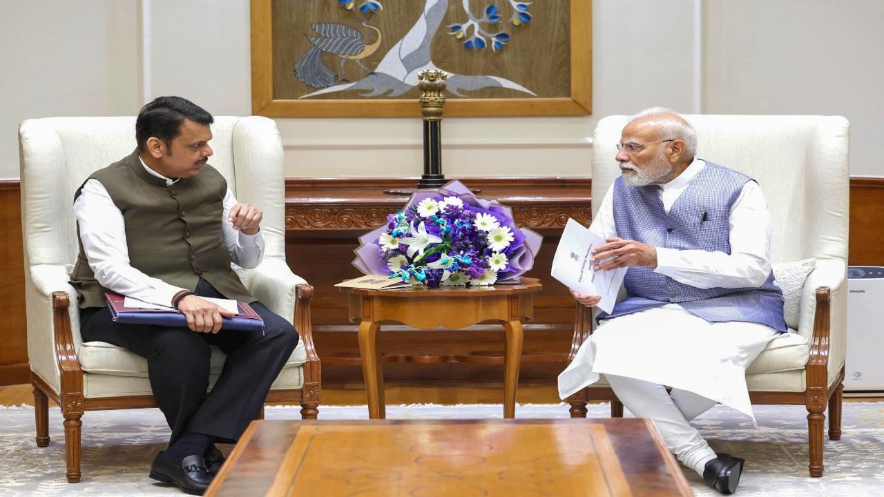 Maharashtra CM Fadnavis meets PM Modi, seeks support for rain-hit farmers