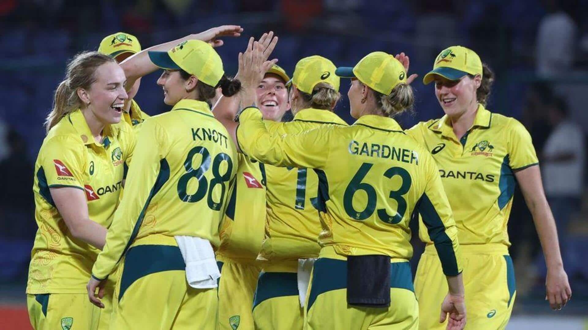 What is Australia’s highest total in Women’s ODIs?
