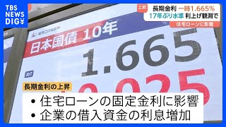 Long-Term Interest Rates in Japan Rise to 17-Year High