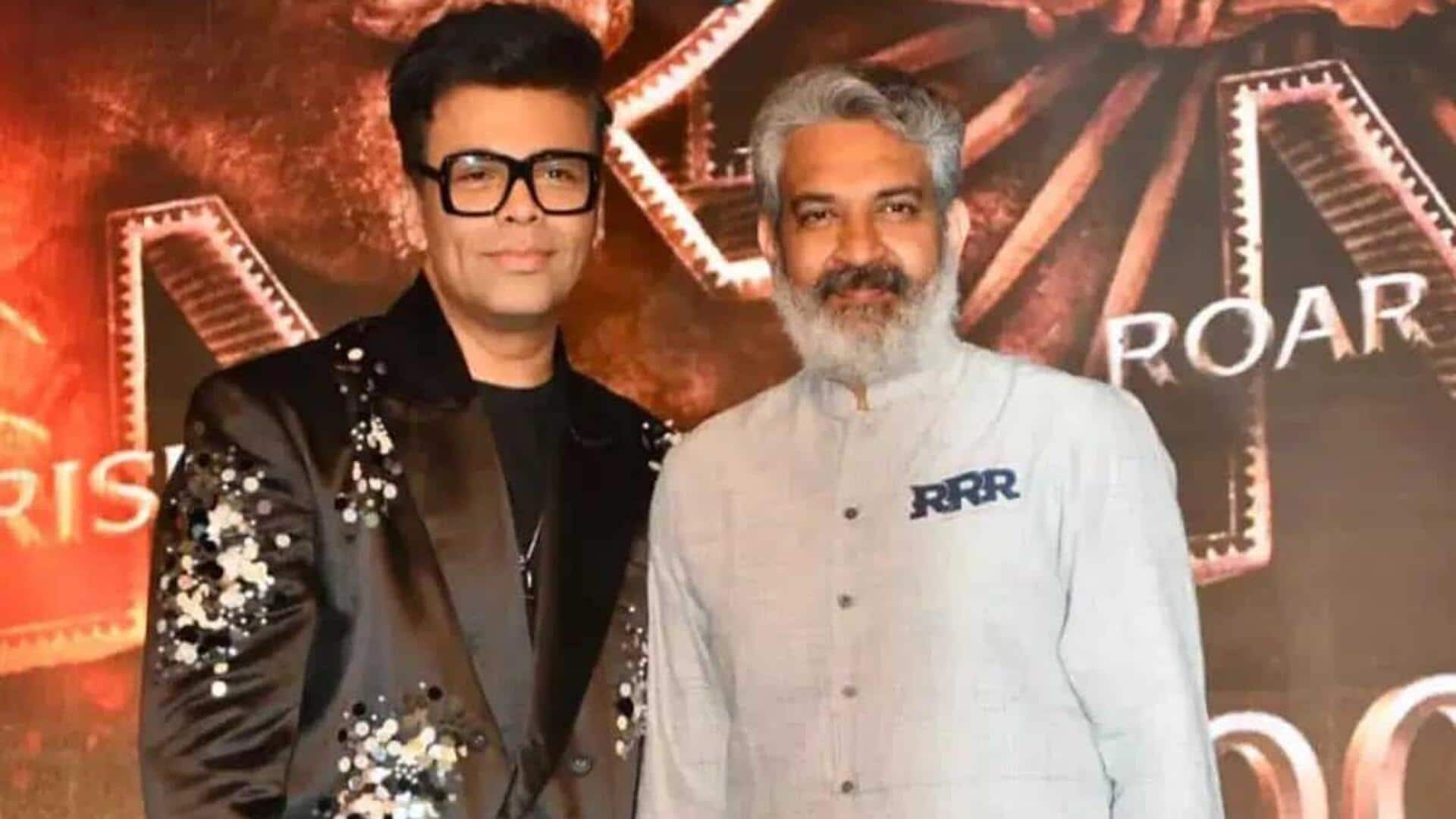 ‘Watched all his films’: KJo says he’s ‘obsessed’ with Rajamouli
